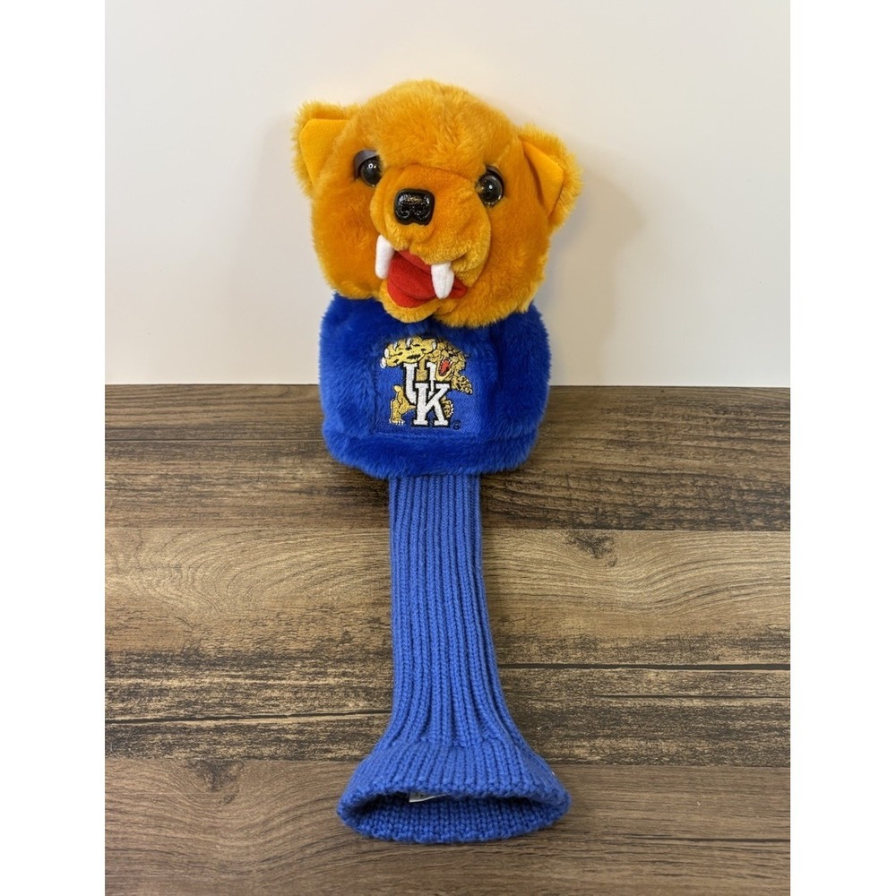 Kentucky Wildcats 18" Plush Golf Head Cover Wild Cats Made In Korea